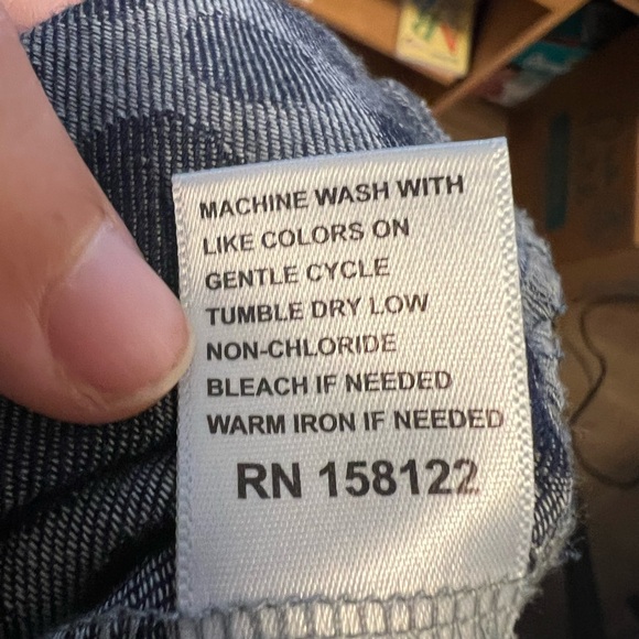 APNY 100% Organic Cotton Polka Dot Button-Up Tunic - Picture 10 of 10